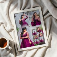White color photo frame & design