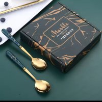6pcs Elegant light weight Stainless Steel Spoon Set